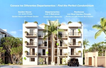 Departamentos en preventa en Selva Escondida Puerto Morelos