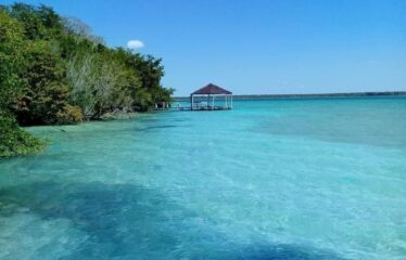 Terrenos en venta en Bacalar, Quintana Roo a pie de Laguna.
